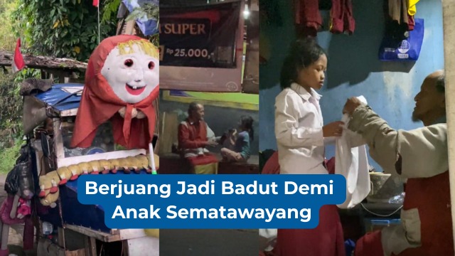 Berjuang Jadi Badut Demi Anak Sematawayang - 22274