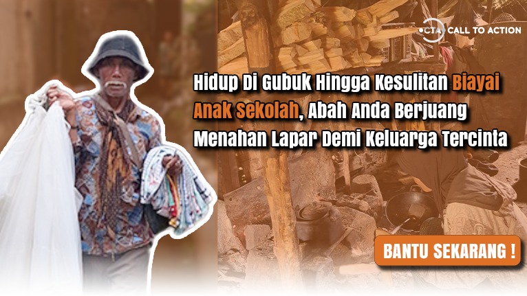 Juang Penjual Kain Lap Menahan Lapar Demi Keluarga - 20430