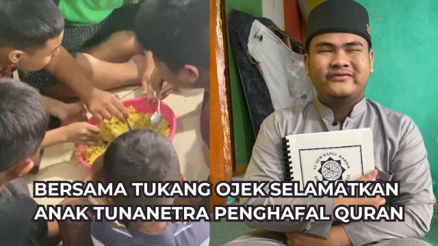 BANTU RUMAH TAHFIDZ TUNANETRA TETAP BERDIRI