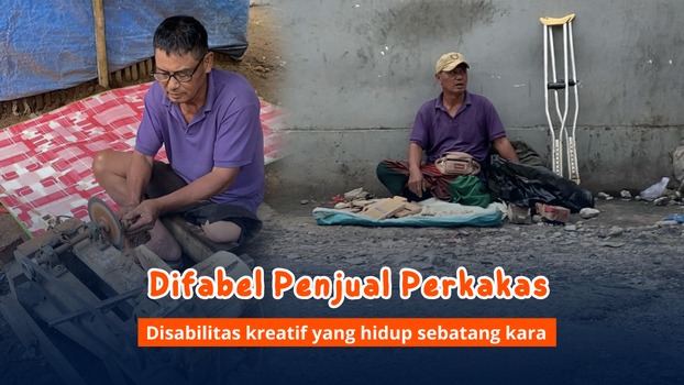 Hidup sebatang kara dengan keterbatasan fisik - 23318