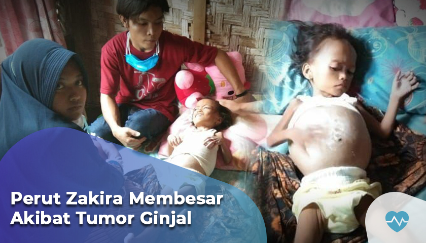 Tangis Zakira Menahan Sakitnya Tumor Ginjal - 7597