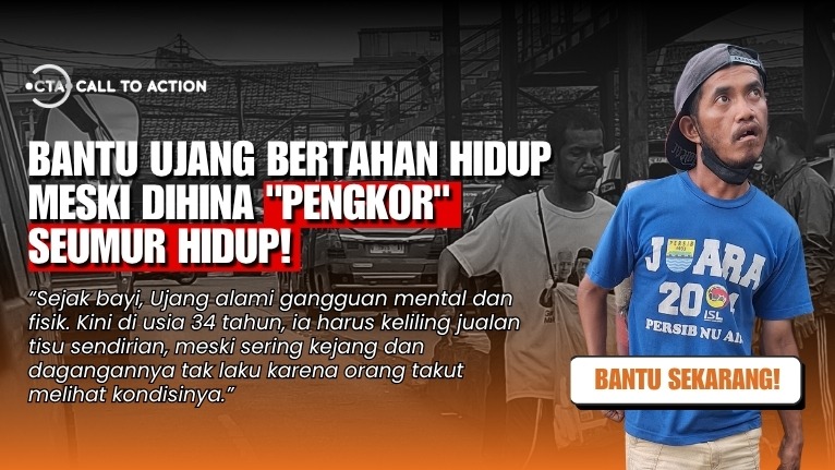 Bantu Penjual Tisu Disabilitas Sebatang Kara - 22358