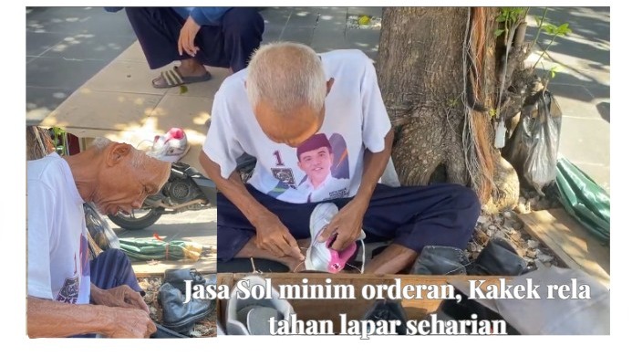 Tukang Sol Minim Orderan Sering Tahan Lapar - 21332