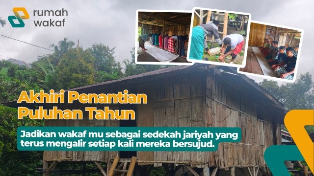 Wujudkan Mushola Permanen Pertama Kp Lait Pelosok NTT