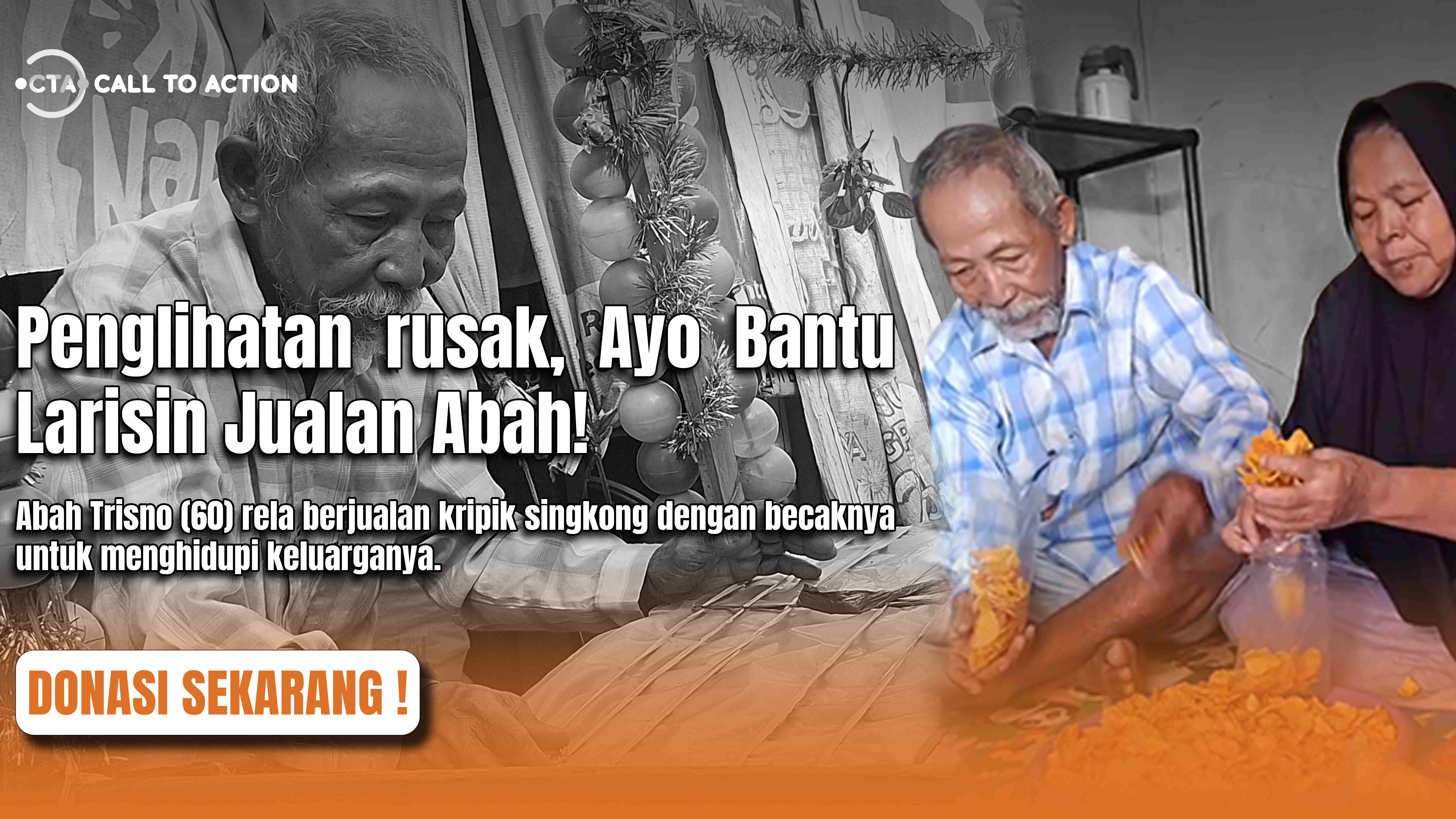 Pengelihatan BUTA sebelah ayo bantu larisin abah - 21167