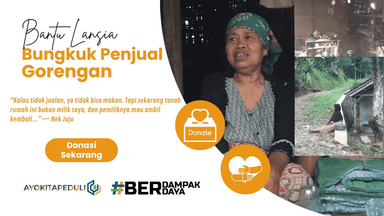 Bantu Penjual Gorengan Bungkuk Bertahan Hidup - 20826