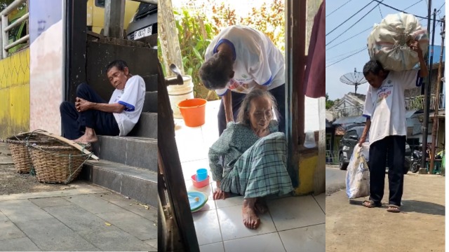 Bantu Lansia Penjual Pisang Hidupi Adik dan Kakak yang - 22623