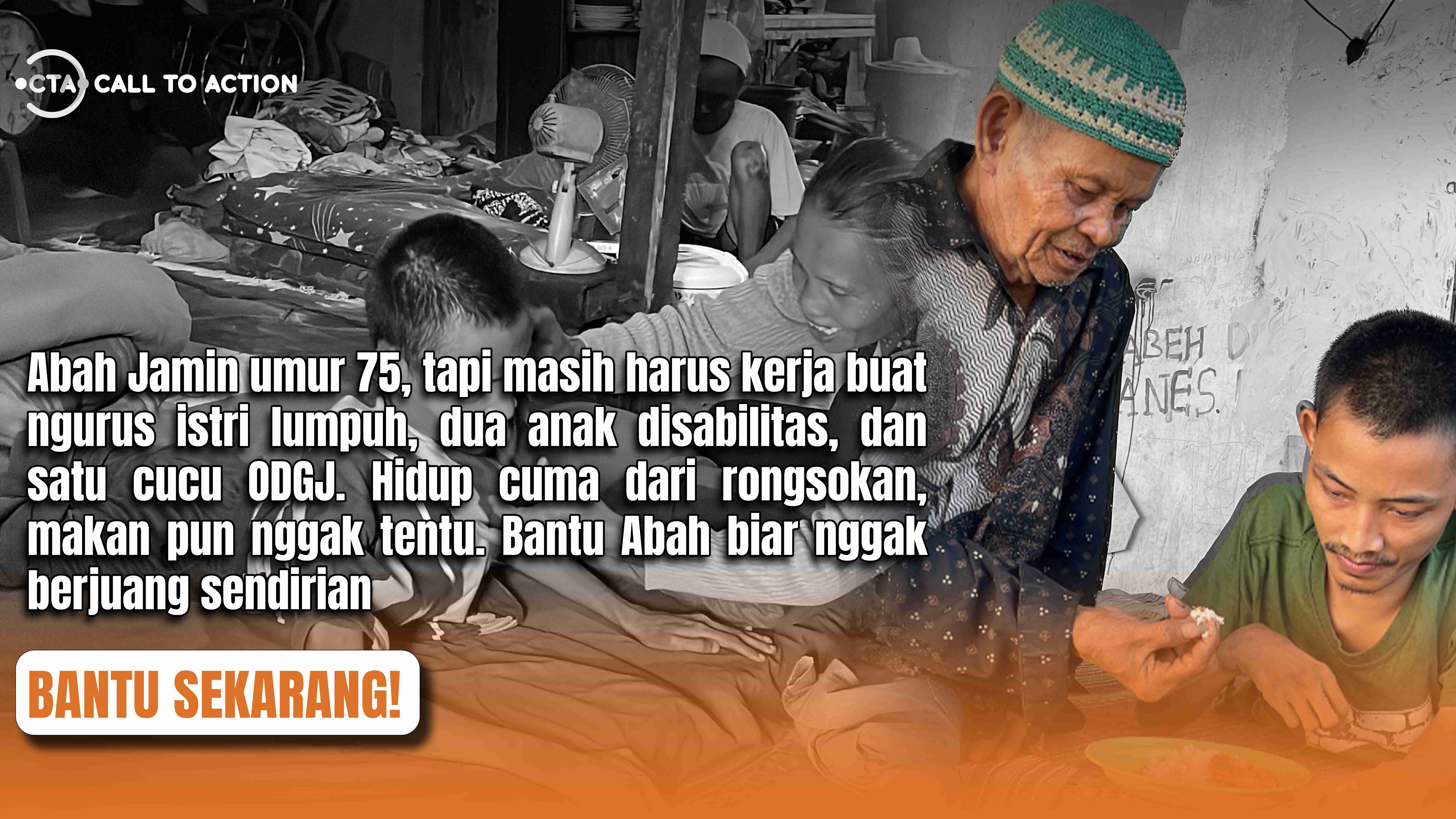 Bantu Lansia Rawat Keluarga Difabel Dari Merongsok - 21591