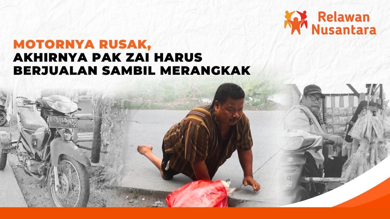 Bantu Pak Zai Bisa Berjualan Menggunakan Motornya Lagi - 18650