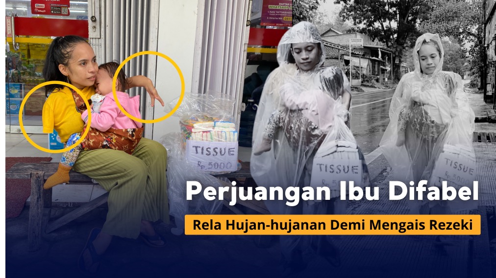 Satu Tangan 2 Jari Ibu Difabel Mengais Rezeki - 19227