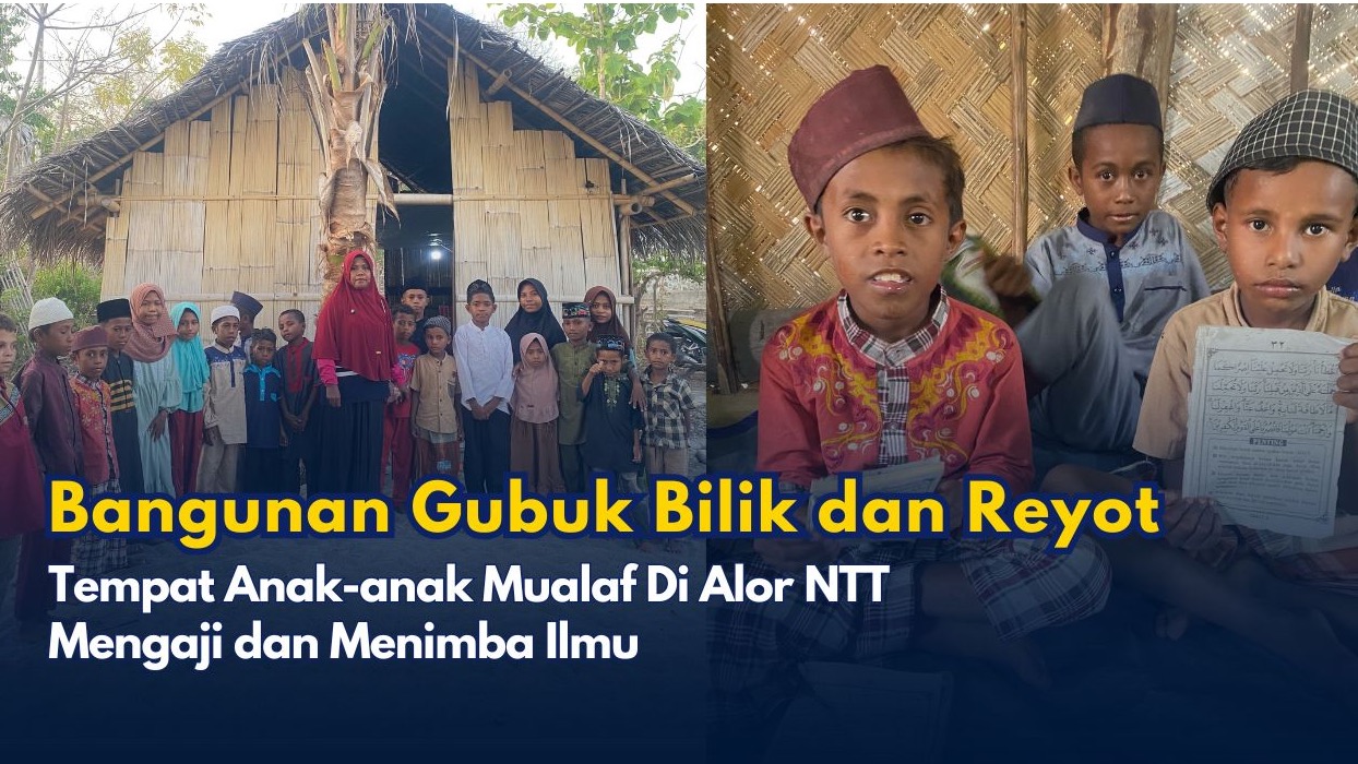 Sedekah Quran dan Bangun TPQ Layak Untuk Anak Mualaf Alor