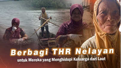 THR Lebaran Penguat Langkah Lansia di Pesisir