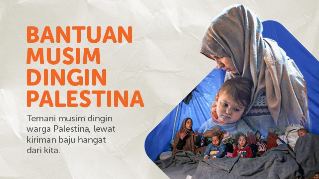 Hangatkan Musim Dingin di Palestina Lewat Kado Kita