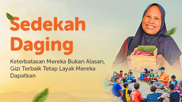 Sedekah Daging Untuk Warga Di Desa - 20406