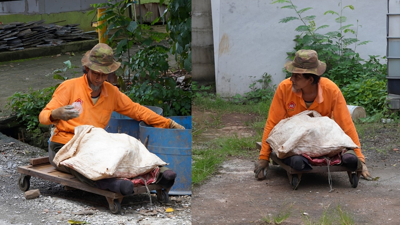 Lumpuh Akibat Kecelakaan Tetap Berjuang Demi Keluarga - 20126