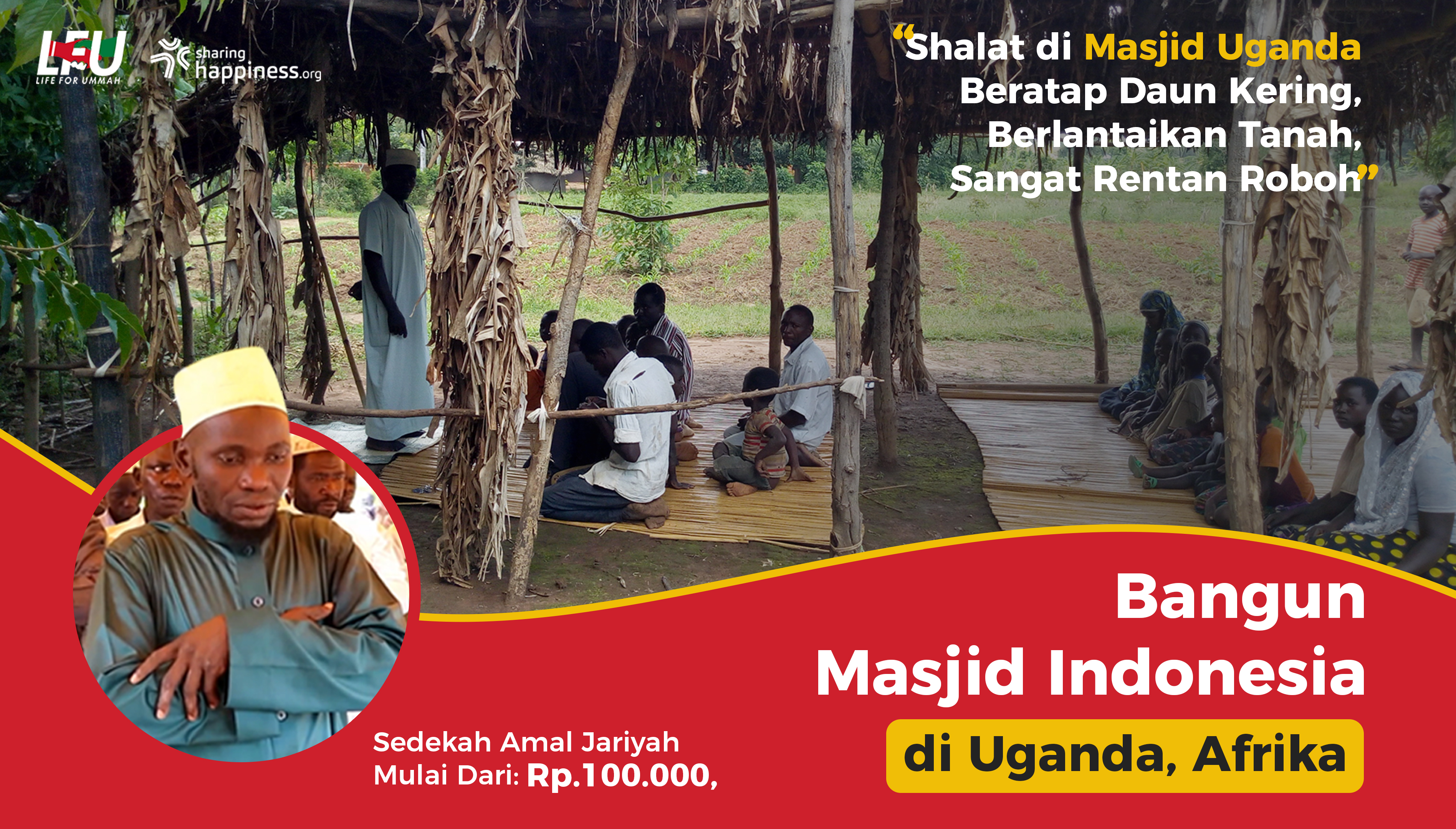 Bangun Masjid Layak Untuk Muslim Uganda