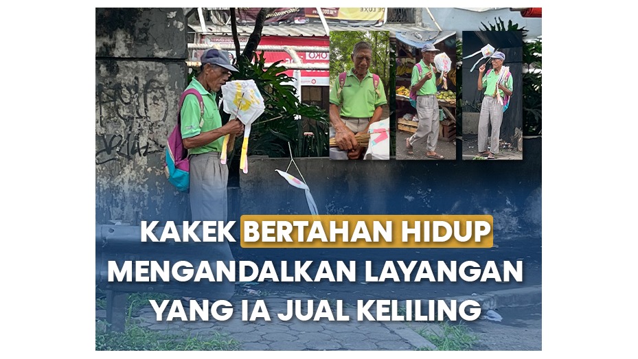 Juang Lansia Makan Satu kali Sehari Karena Sepi Jualan