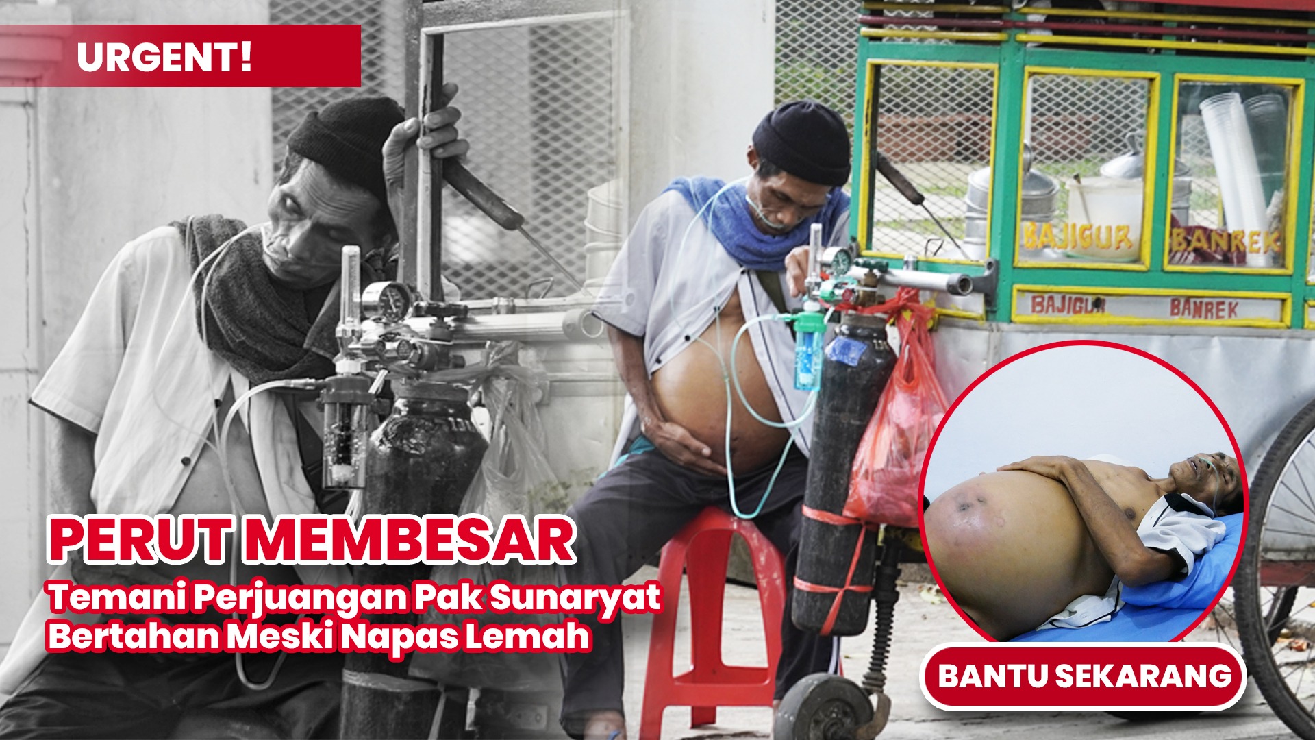 Perjuangan Pak Sunaryat Bertahan Meski Napas Lemah
