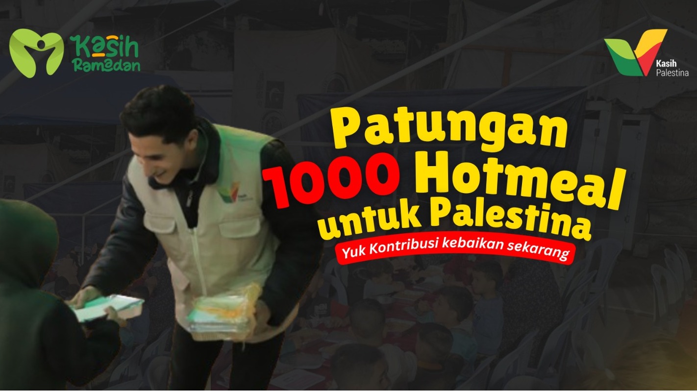 Patungan 1000 hotmeal untuk Palestina