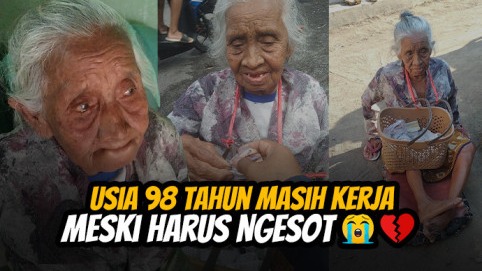 Hanya Mengesot-Nenek Penjual Mie Ini Hidup Sendiri - 22617