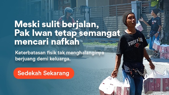 Disabilitas ini Berjalan 20 KM Jualan Tisu Demi Keluarga - 21494