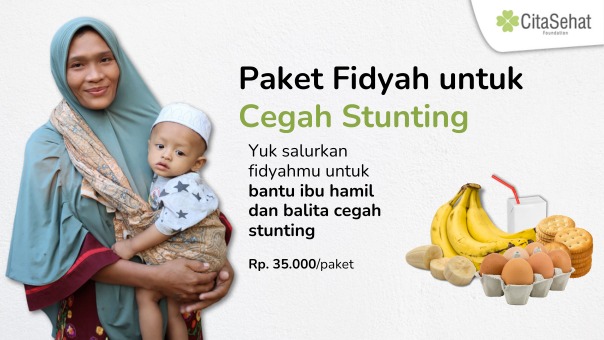 Tunaikan Fidyahmu Tuk Anak Gizi Buruk Indonesia