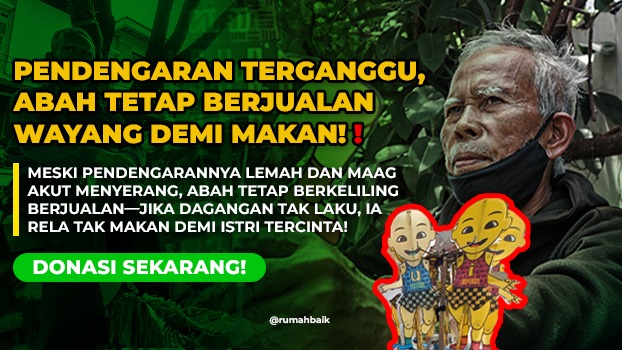 Abah Toto Berjualan 10 Km dengan Pendengaran Terganggu - 19862