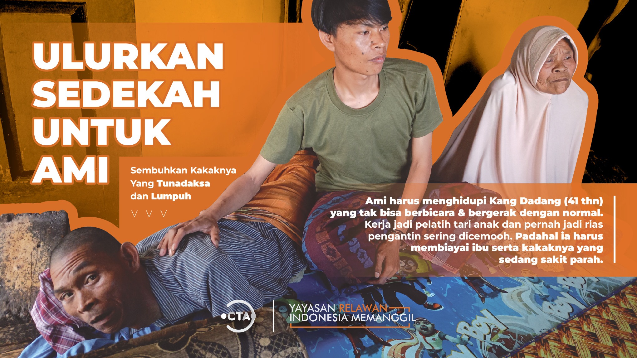 Juang Ami Hidupi Ibu dan Kakak yang Tunadaksa - 19254
