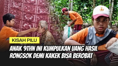 Yatim Piatu Ini Cari Rongsokan Demi Hidupi Kakeknya - 22258