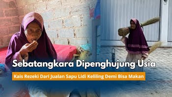 Lansia 90Thn Kasi Rezeki Demi Sesuap Nasi