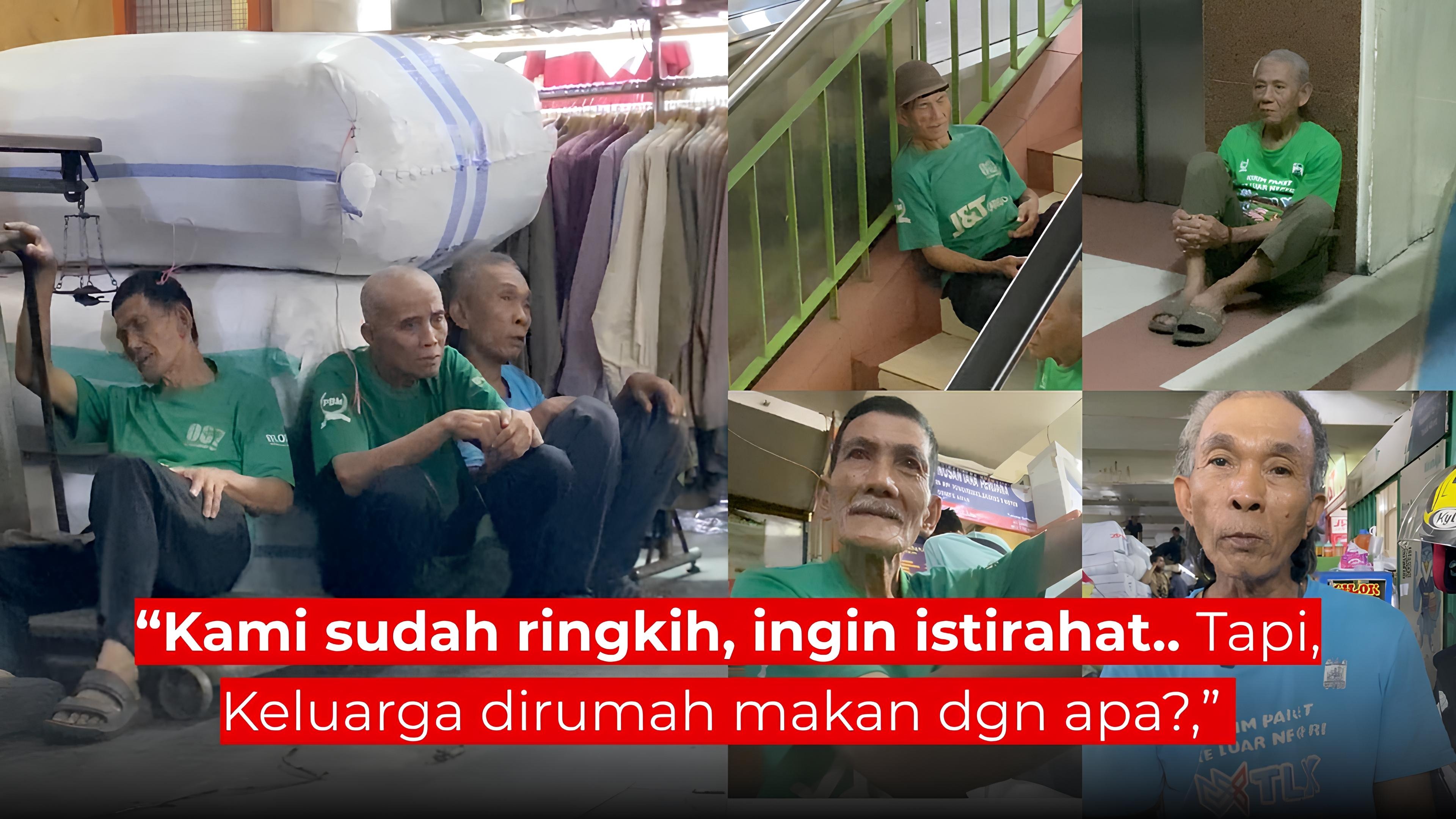 Tanah Abang Kian Sepi Para Porter Lansia Butuh Hidup - 21454