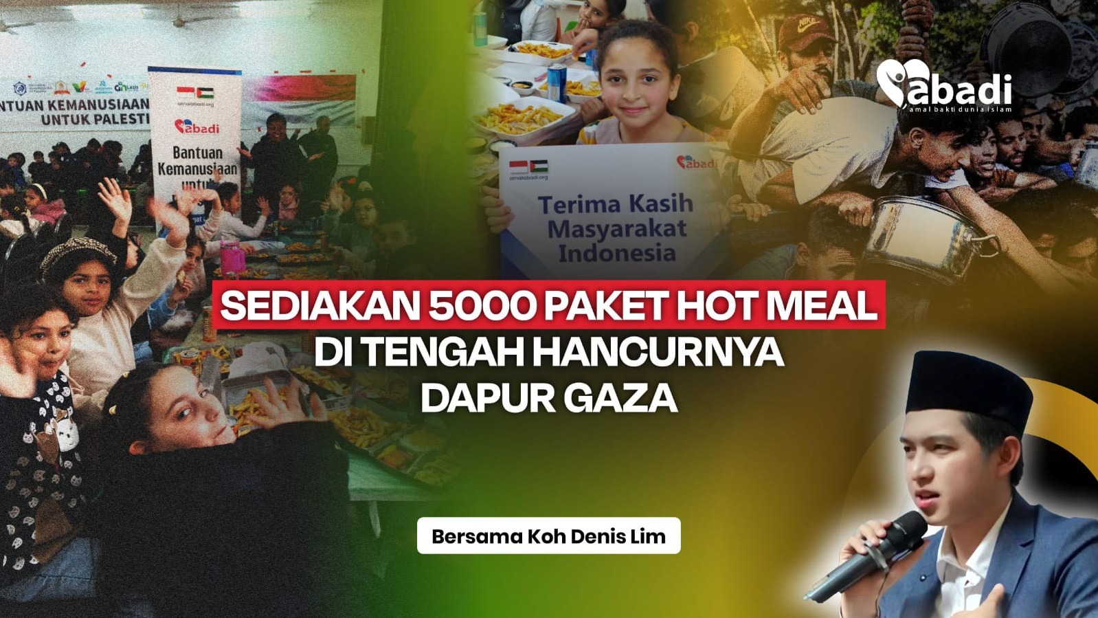 SEDIAKAN 5000 PAKET HOT MEAL DI TENGAH HANCURNYA GAZA - 21599