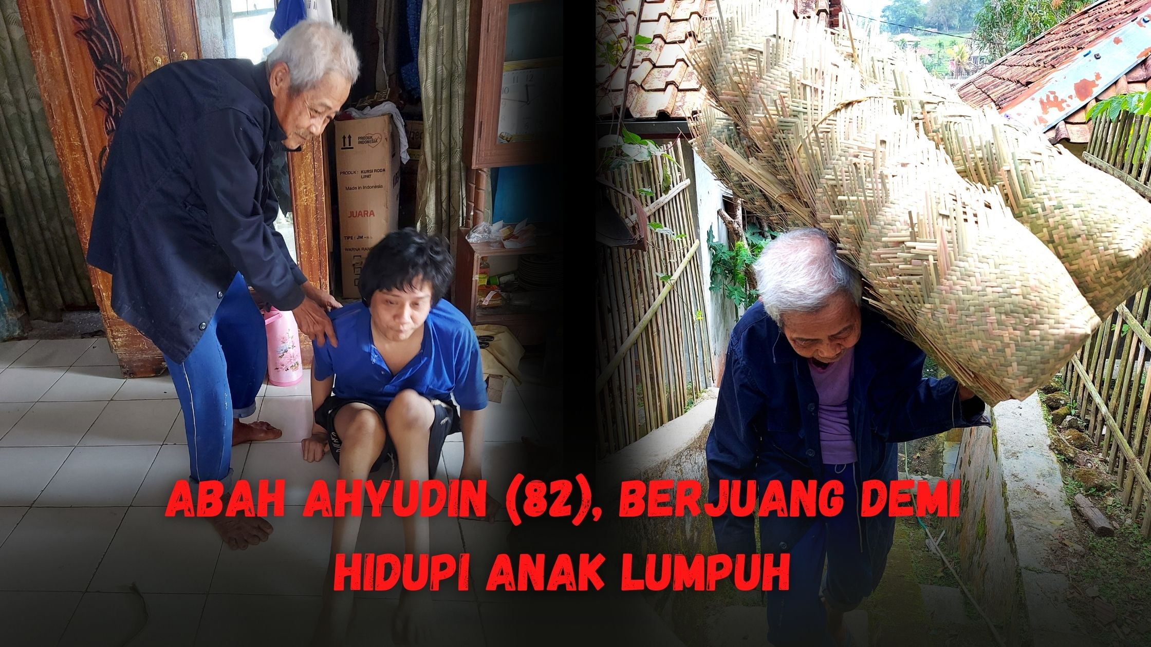 Kakek, Yang Berjuang Demi Anak Lumpuh Dari Bakul Nasi - 13961