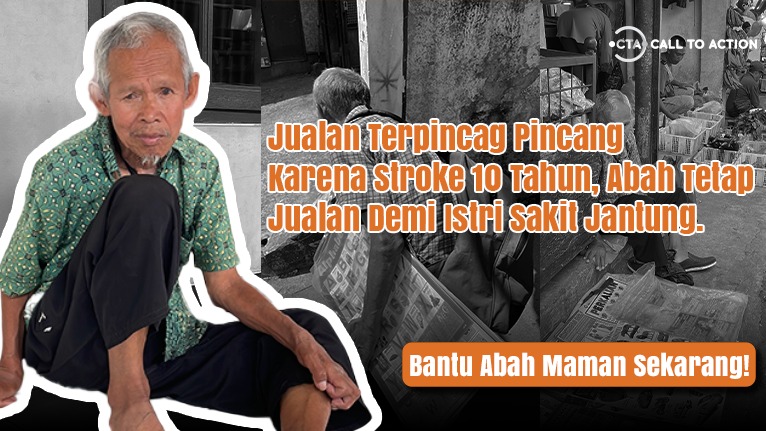 Bantu Abah Penjual Poster Rawat Istri Sakit Jantung - 20858