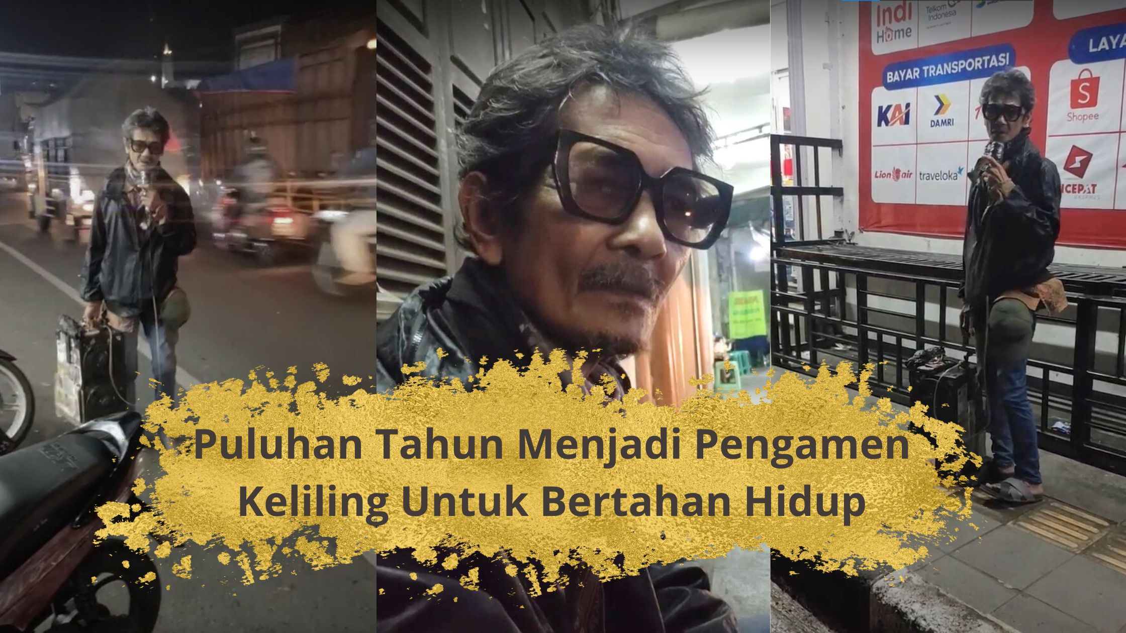 Kisah Pilu Perjuangan Abah Elan Pengamen Tua - 16094