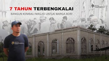 Sudah 7 Tahun Terhenti, Mari Lanjutkan Masjid Impian Warga Bori