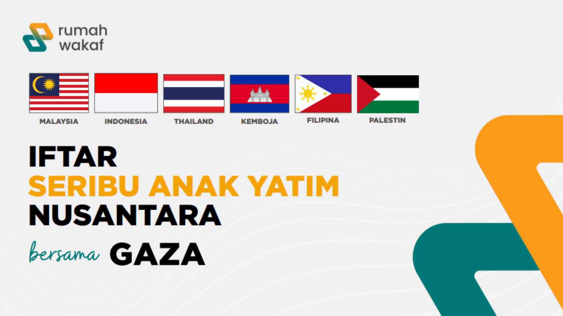 Iftar 1.000 Anak Yatim Nusantara Bersama Gaza