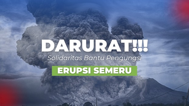Bantu Korban Erupsi Gunung Semeru