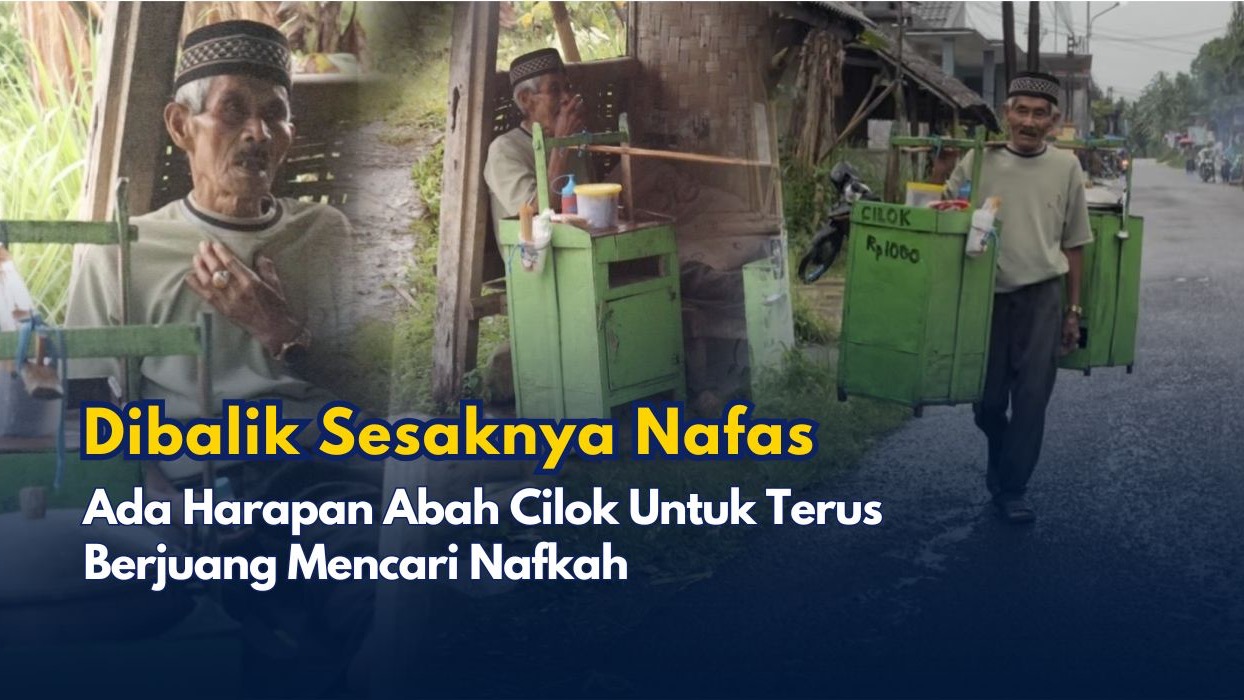 Di Tengah Sesak Yg Mencekik Abah Iding Terus Berjuang