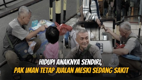 Jualan Sampai Malam- Burger Pak Iman Sering Tak Habis - 22604
