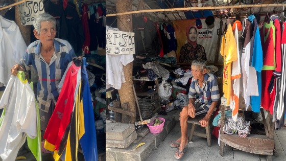 Bantu Juang Kakek 90th Penjual Baju Bekas Hidup Layak