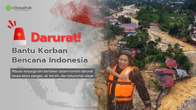 Darurat Bantu korban bencana di Indonesia
