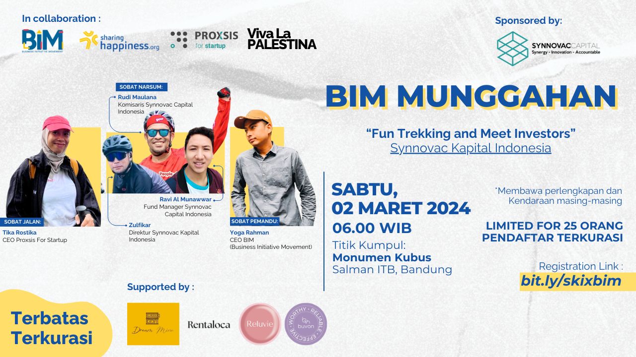 BIM Munggahan “Fun Trekking & Meet Investor Synnovac Kapital Indonesia”