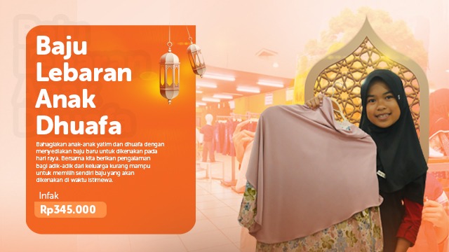 Baju Lebaran Untuk Adik Dhuafa