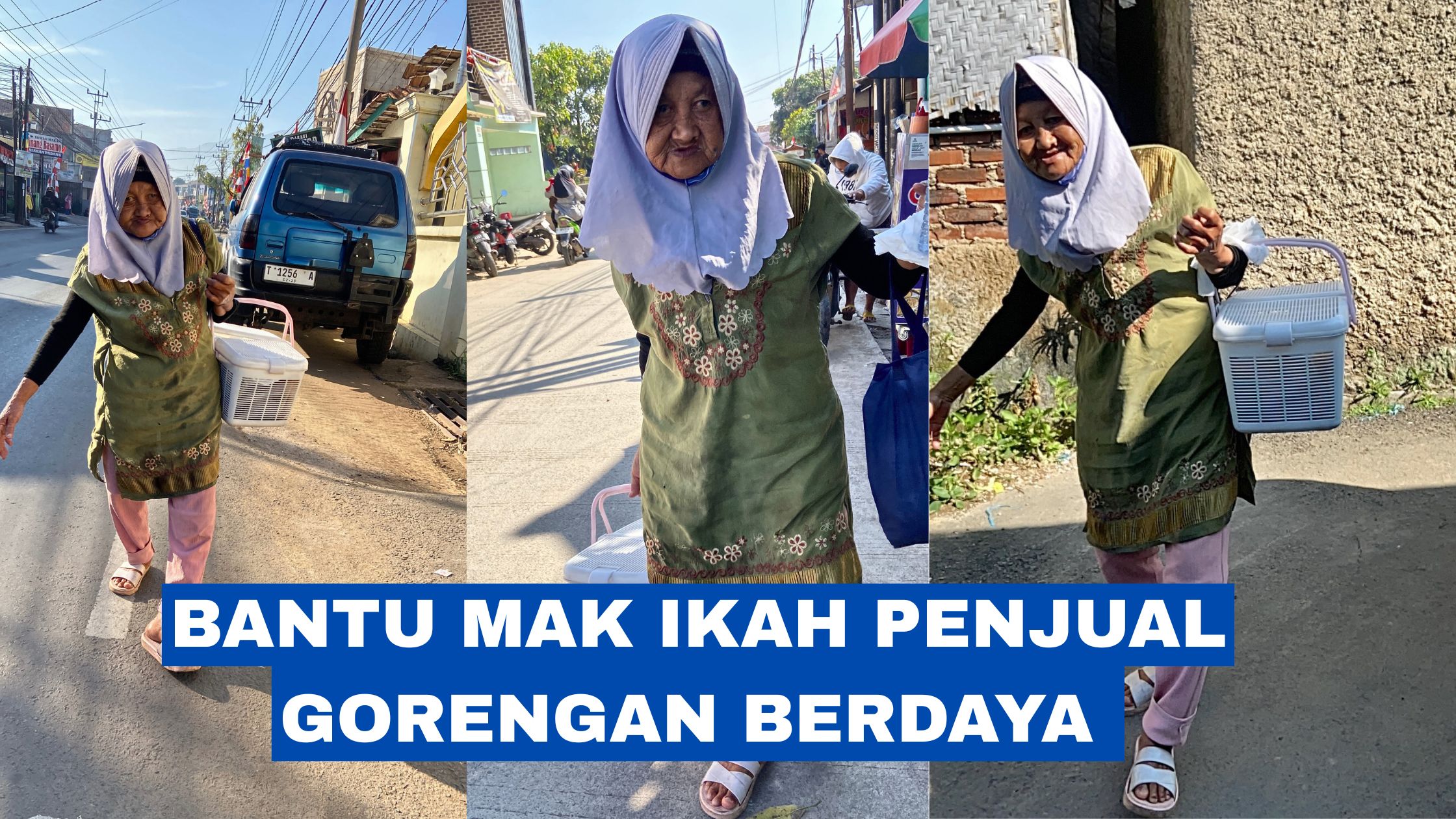 Langkah Tertatih Seorang Nenek Penjual Gorengan - 22404