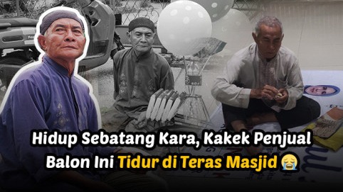 Jalan 12 KM Jualan Kakek Marizal Sering Tak Laku