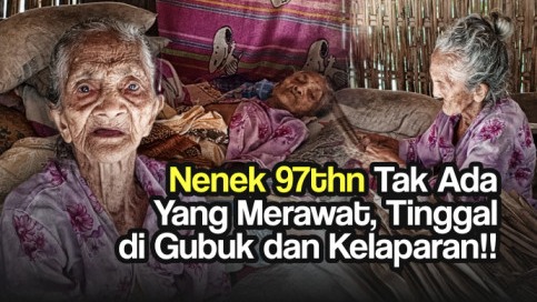Usia Hampir Satu Abad Lansia Ini Hidup Sebatang Kara