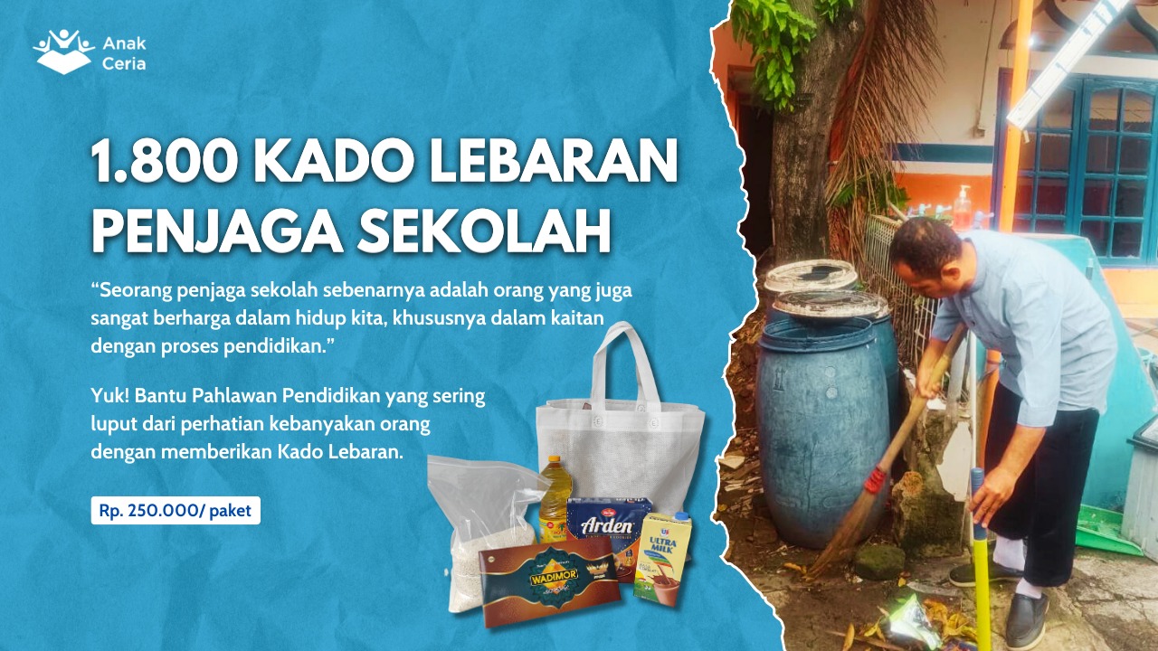 Berikan Kado Lebaran Untuk Penjaga Sekolah - 16739