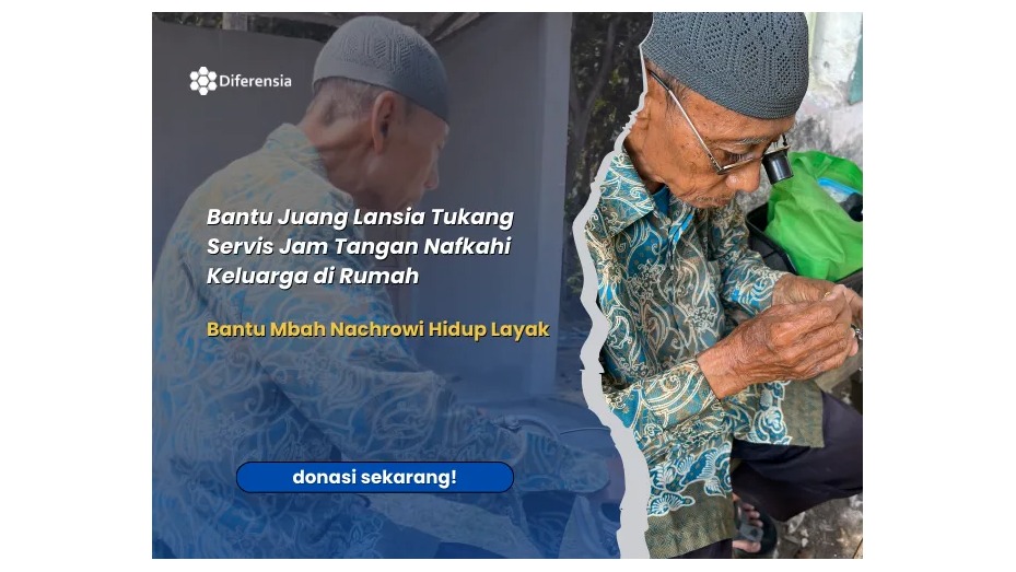 Usaha Servis Jam Sepi! Bantu Mbah Bertahan - 22964