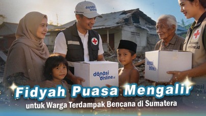 Tunaikan Fidyah Ringankan Lapar di Sumatera